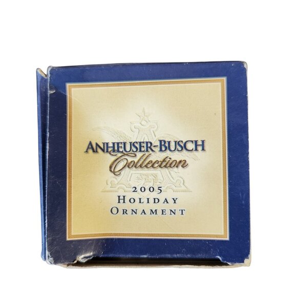2005 Anheuser-Busch Budweiser Clydesdales Holiday Christmas Ornament 3.5" - Picture 3 of 3